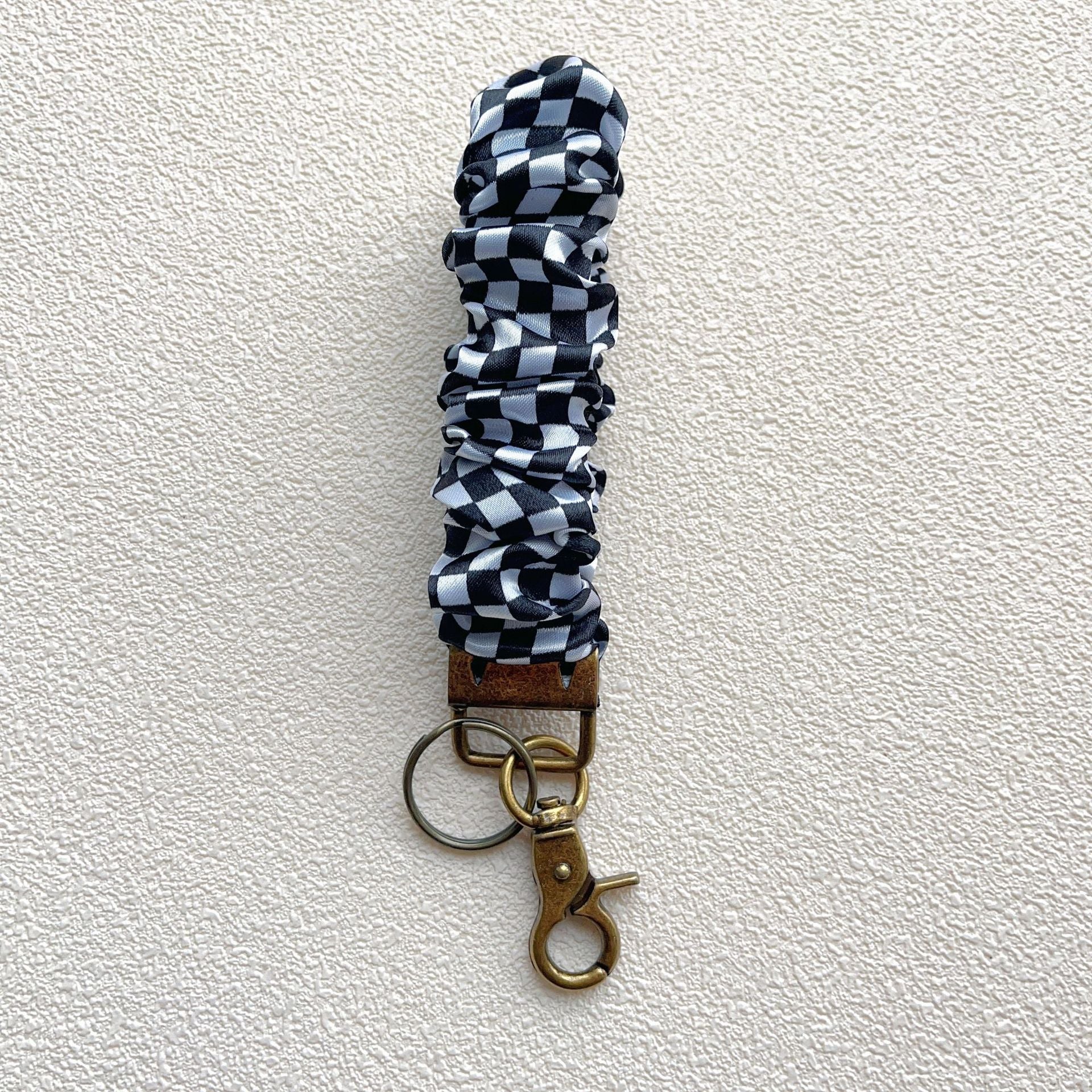 Wholesale Fabric Elastic Hair Ring Keychain